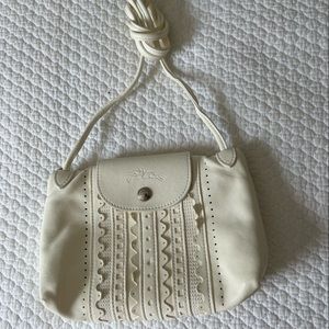 Longchamp White Mini Purse